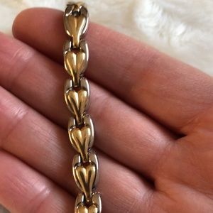 Silver and Gold tone Bracelet